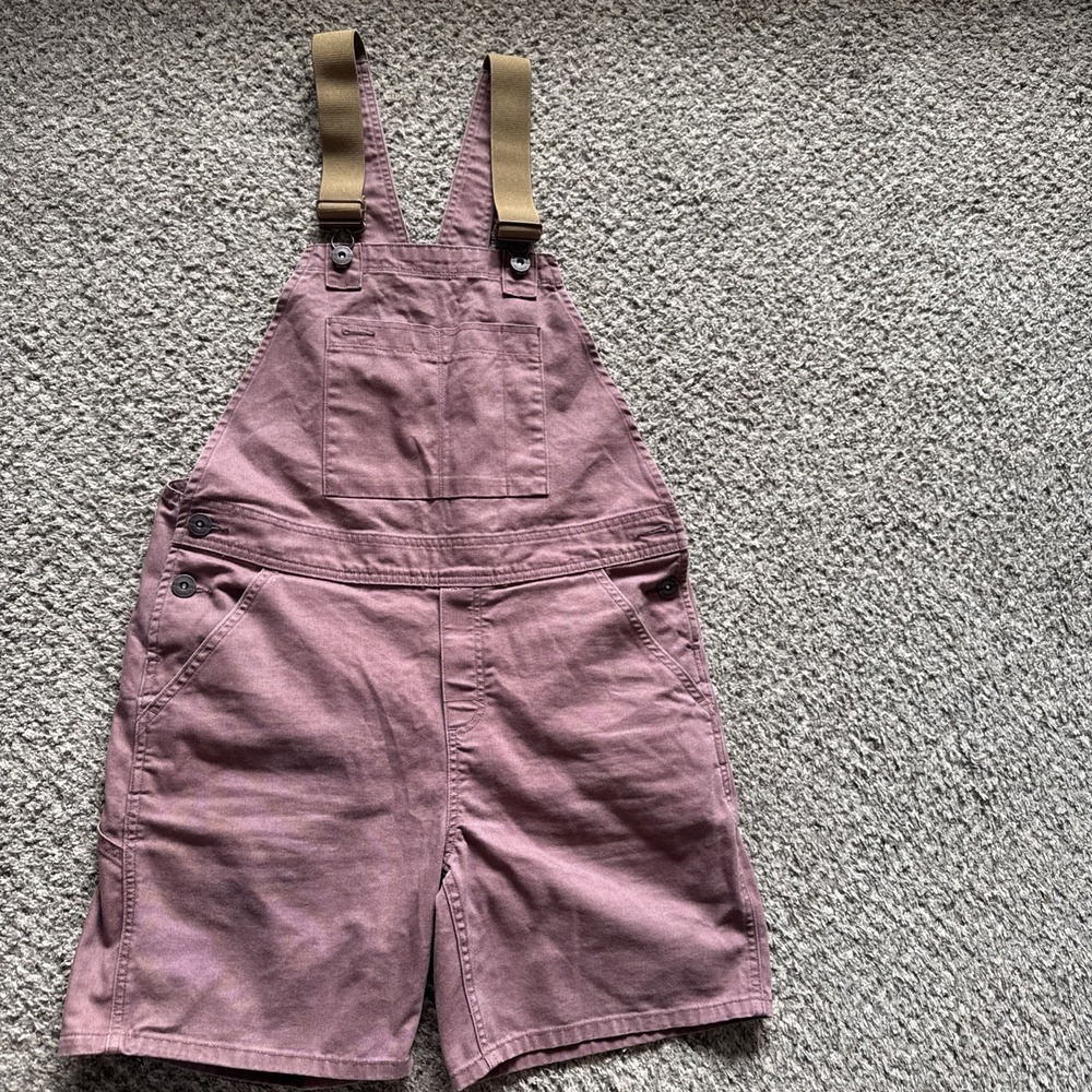 REI Co-op Trailsmith Short Overalls Women's Size 8 Canyon Dusk Shortalls - Picture 2 of 9